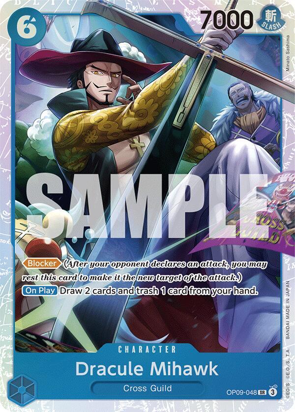 Dracule Mihawk - Super Rare - One Piece Card Game