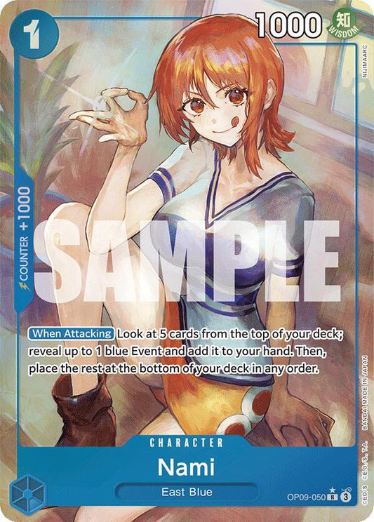 Nami (050) (Parallel) - Rare - One Piece Card Game