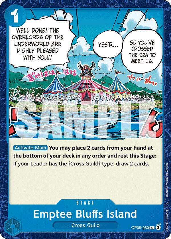 Emptee Bluffs Island - Common - One Piece Card Game