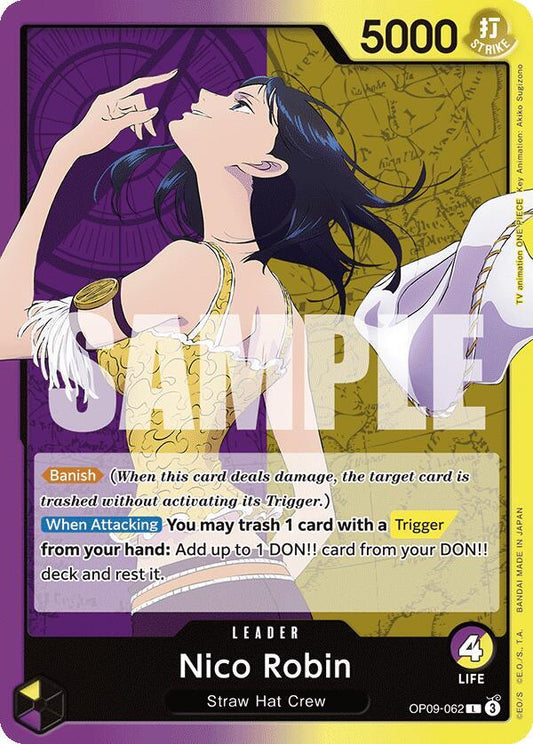 Nico Robin (062) - Leader - One Piece Card Game