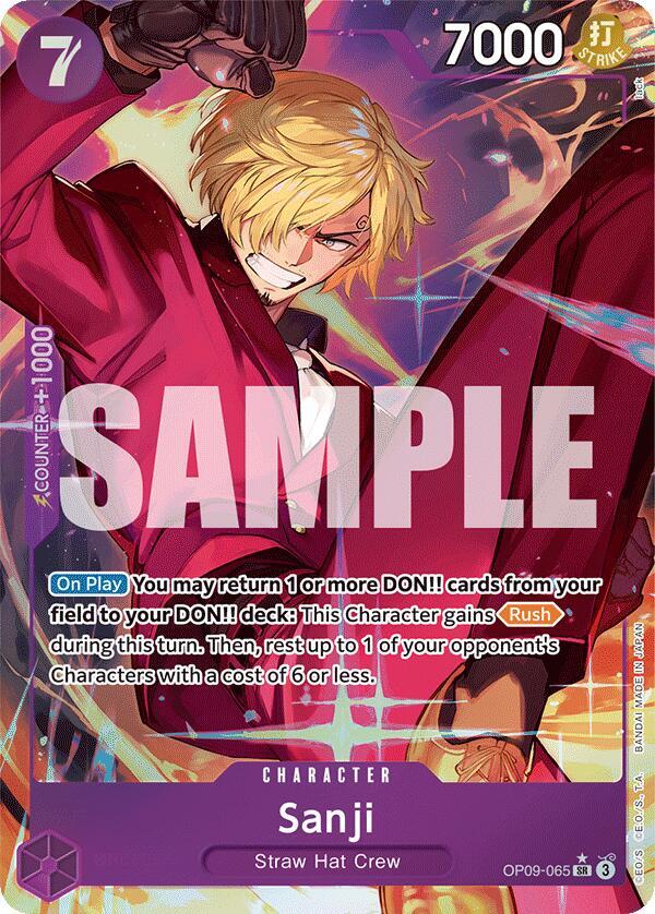 Sanji (065) (Parallel) - Super Rare - One Piece Card Game