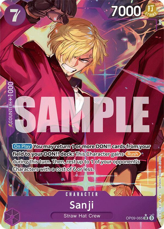 Sanji (065) (Parallel) - Super Rare - One Piece Card Game