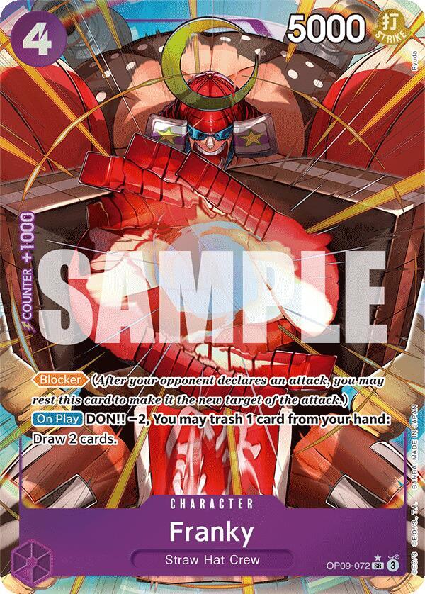 Franky (Parallel) - Super Rare - One Piece Card Game