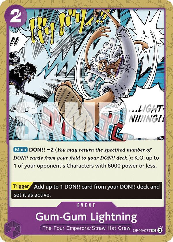 Gum-Gum Lightning - Uncommon - One Piece Card Game