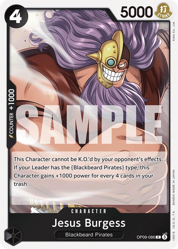 Jesus Burgess - Rare - One Piece Card Game