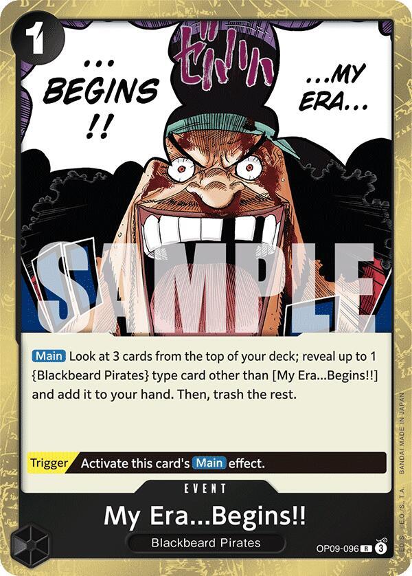 My Era...Begins!! - Rare - One Piece Card Game