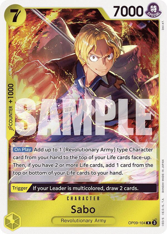 Sabo (104) - Rare - One Piece Card Game