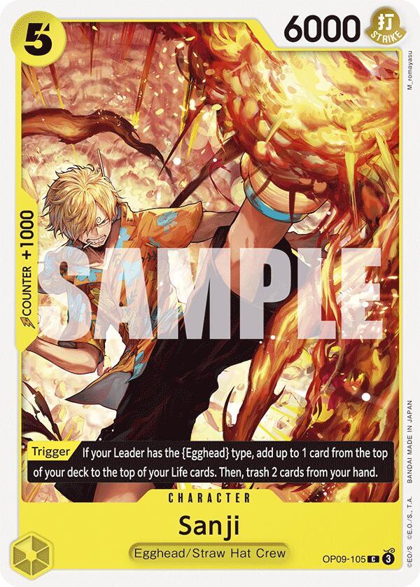 Sanji (105) - Common - One Piece Card Game