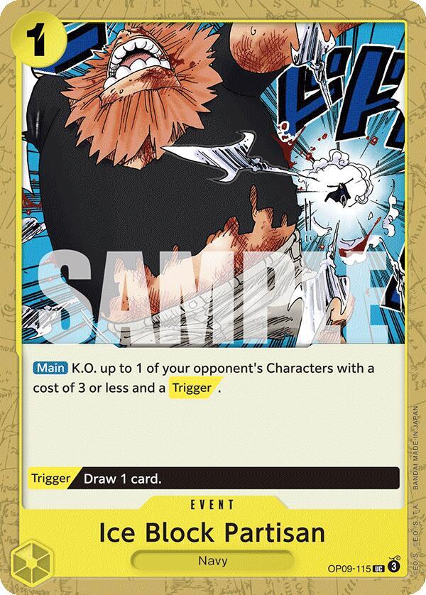 Ice Block Partisan - Uncommon - One Piece Card Game