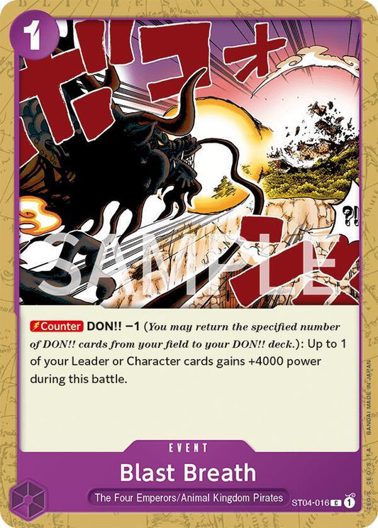 Blast Breath - Common - One Piece Card Game