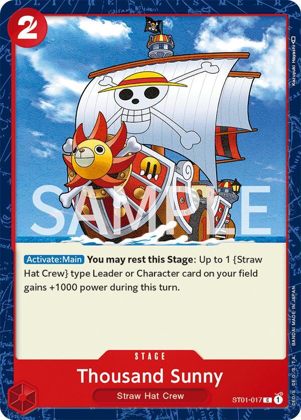 Thousand Sunny - Common - One Piece Card Game