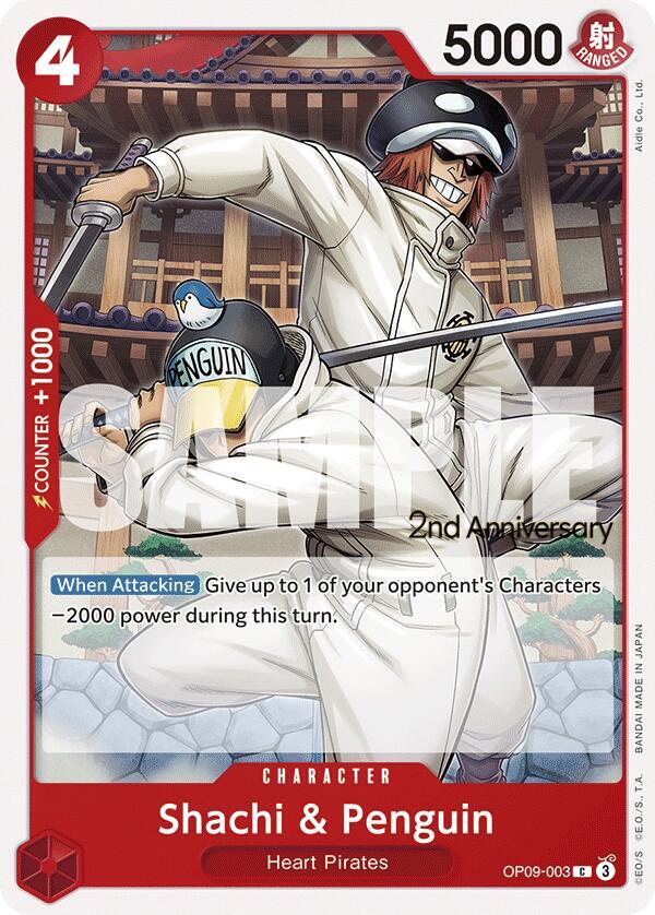 Shachi & Penguin - Common - One Piece Card Game