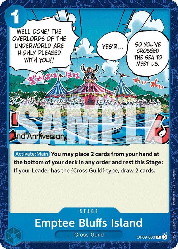 Emptee Bluffs Island - Common - One Piece Card Game