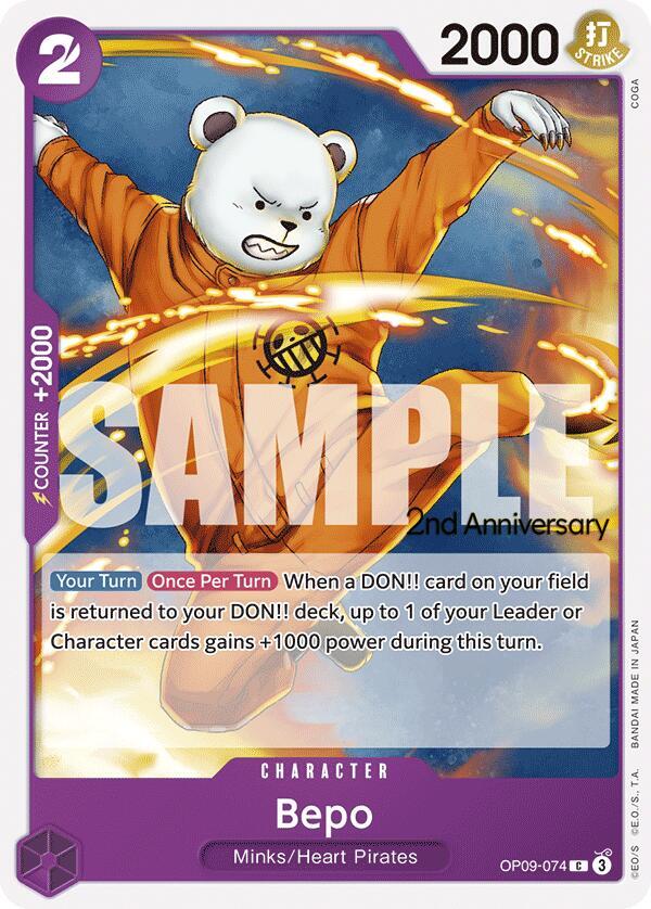 Bepo - Common - One Piece Card Game