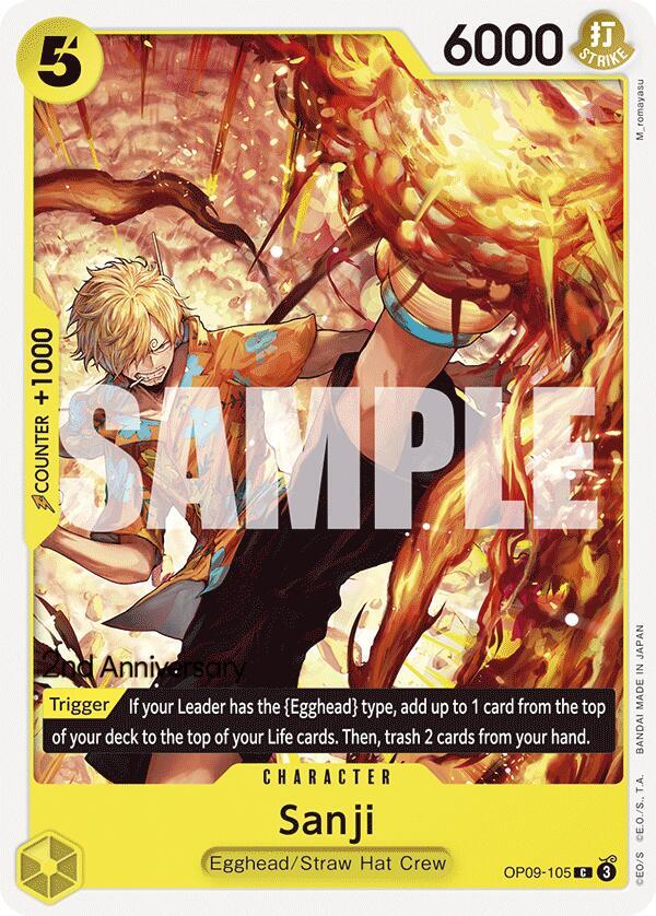 Sanji (105) - Common - One Piece Card Game