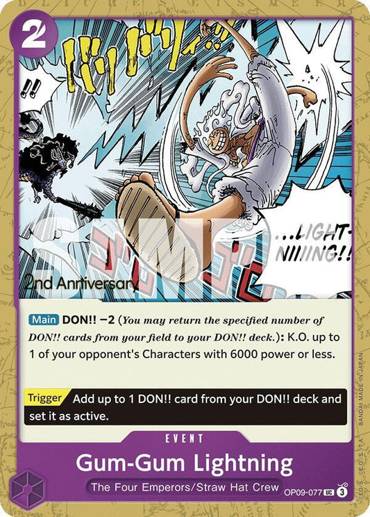 Gum-Gum Lightning - Uncommon - One Piece Card Game