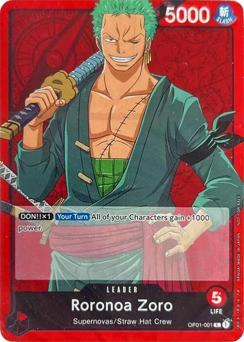 Roronoa Zoro - Leader - One Piece Card Game