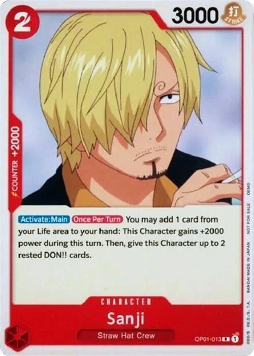 Sanji - Rare - One Piece Card Game