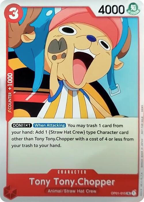 Tony Tony.Chopper (015) - Uncommon - One Piece Card Game