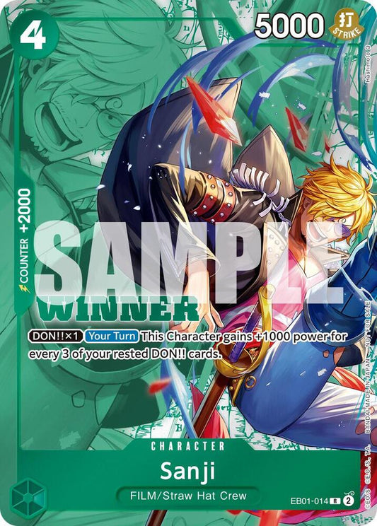 Sanji (Winner Pack 2025 Vol. 1) - Rare - One Piece Card Game